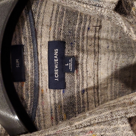 J.Crew Flannel Mens Shirt/Overshirt - Picture 2 of 4